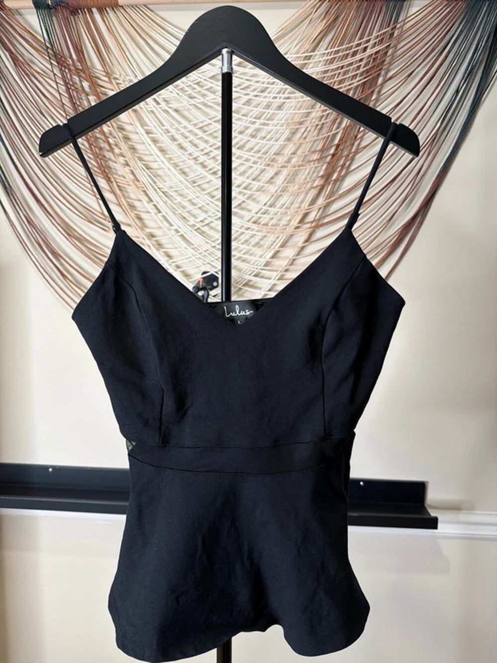 3 for $9 Lulu’s black peplum top L3132